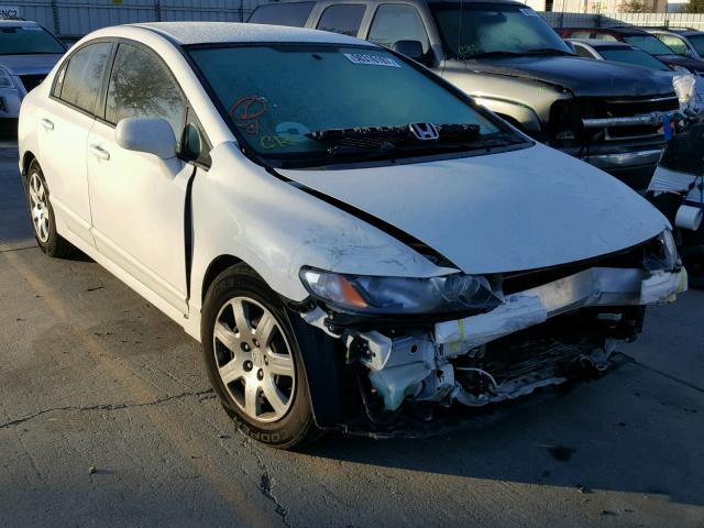 2HGFA1F54AH531040 - 2010 HONDA CIVIC LX WHITE photo 1