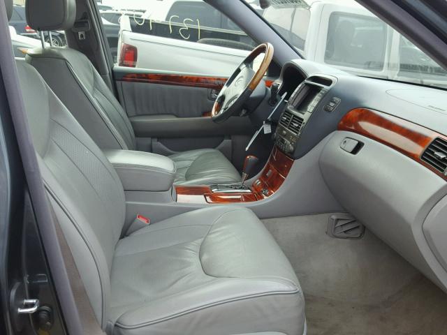 JTHBN36F365041563 - 2006 LEXUS LS 430 GRAY photo 5