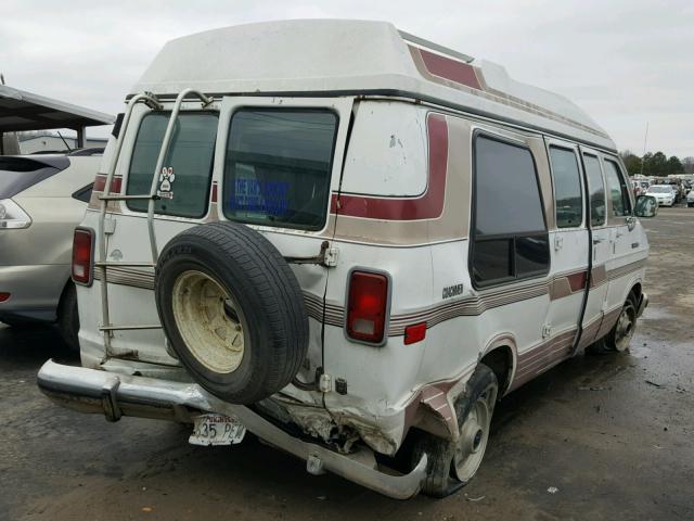 2B6HB21Y5PK512430 - 1993 DODGE RAM VAN B2 WHITE photo 4