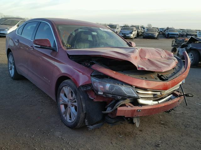 2G1115SL6F9243390 - 2015 CHEVROLET IMPALA LT RED photo 1