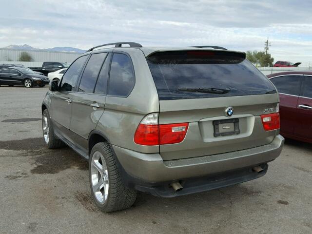 5UXFA13546LY32001 - 2006 BMW X5 3.0I GREEN photo 3
