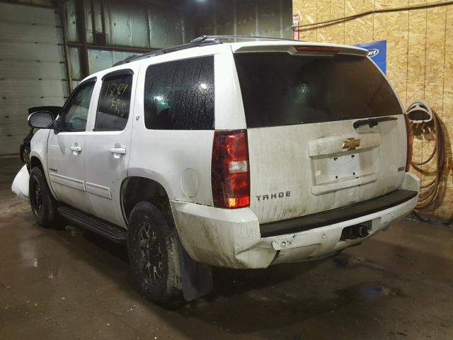 1GNFK23029R261030 - 2009 CHEVROLET TAHOE K150 WHITE photo 3