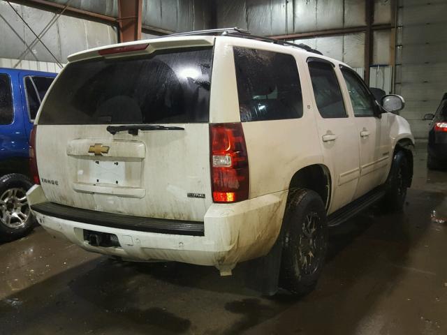 1GNFK23029R261030 - 2009 CHEVROLET TAHOE K150 WHITE photo 4