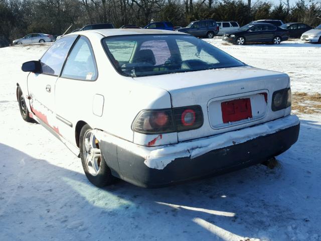 1HGEJ6120VL097651 - 1997 HONDA CIVIC DX WHITE photo 3