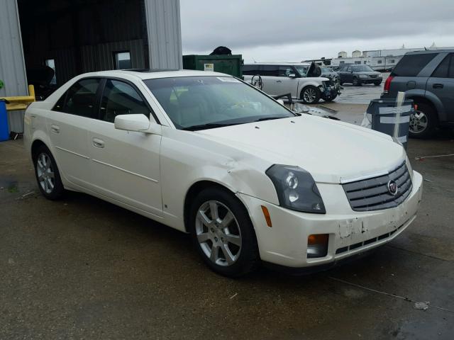 1G6DP577760138613 - 2006 CADILLAC CTS HI FEA WHITE photo 1