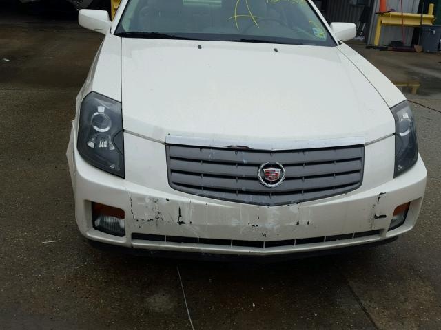 1G6DP577760138613 - 2006 CADILLAC CTS HI FEA WHITE photo 9