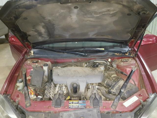 2G2WP582461220901 - 2006 PONTIAC GRAND PRIX BURGUNDY photo 7