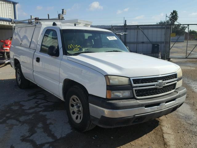 3GCEC14X26G248331 - 2006 CHEVROLET SILVERADO WHITE photo 1