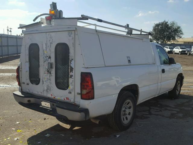 3GCEC14X26G248331 - 2006 CHEVROLET SILVERADO WHITE photo 4