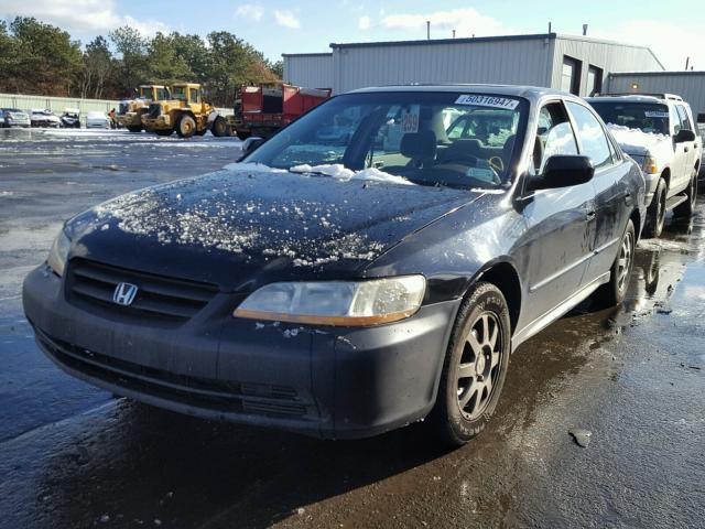 1HGCG66882A174387 - 2002 HONDA ACCORD EX BLACK photo 2