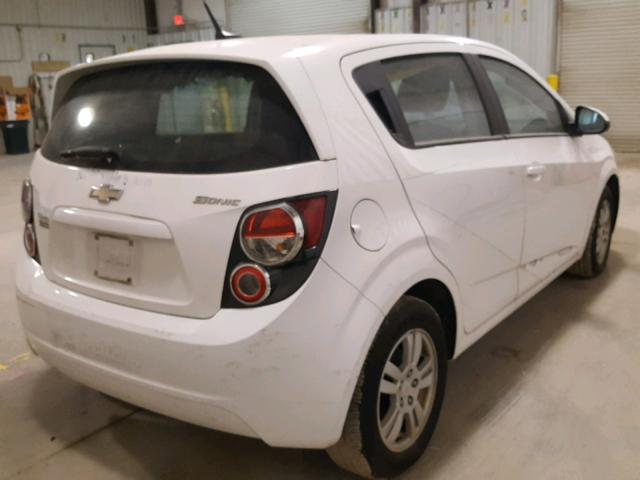 1G1JA6SHXC4108199 - 2012 CHEVROLET SONIC LS 白色 照片 4