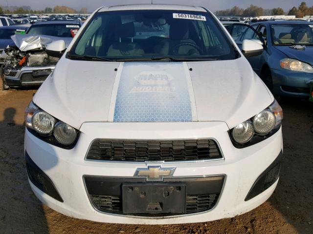 1G1JA6SHXC4108199 - 2012 CHEVROLET SONIC LS 白色 照片 9