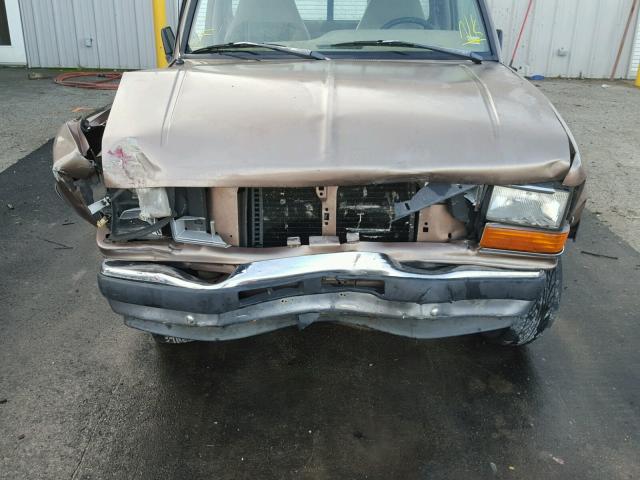 1FTCR10A9NTA68739 - 1992 FORD RANGER BROWN photo 7