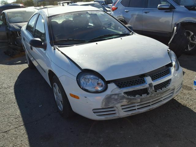 1B3ES26C33D180022 - 2003 DODGE NEON SE WHITE photo 1