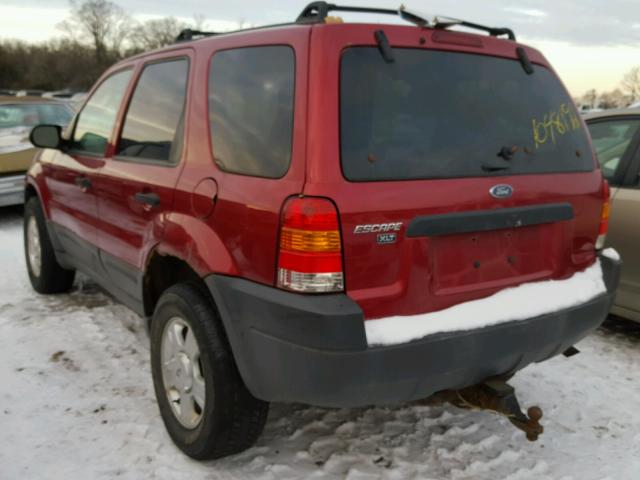 1FMYU931X3KB03303 - 2003 FORD ESCAPE XLT MAROON photo 3