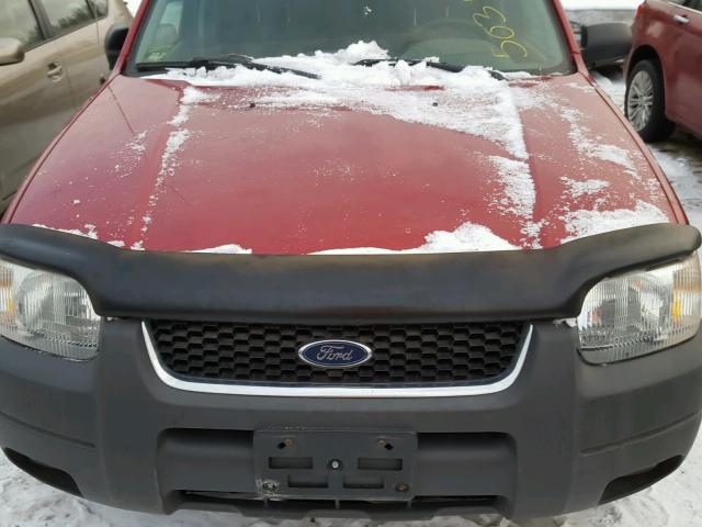 1FMYU931X3KB03303 - 2003 FORD ESCAPE XLT MAROON photo 7