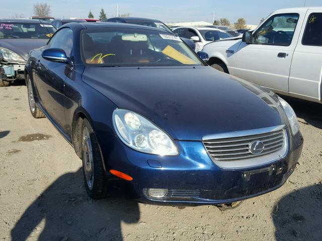 JTHFN48Y420032528 - 2002 LEXUS SC 430 BLUE photo 1