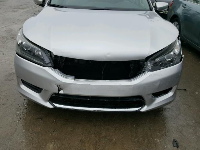 1HGCR2F30EA072299 - 2014 HONDA ACCORD LX SILVER photo 9