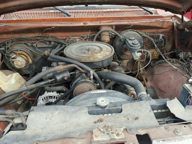 1B7GW14T9ES278706 - 1984 DODGE W-SERIES W TAN photo 7