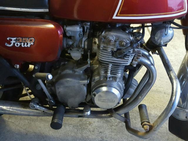 CB350F1022430 - 1973 HONDA 350 RED photo 7