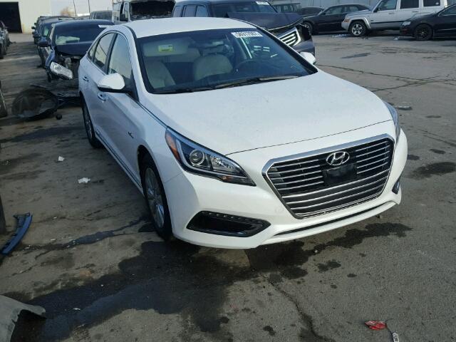 KMHE24L18GA014028 - 2016 HYUNDAI SONATA HYB WHITE photo 1