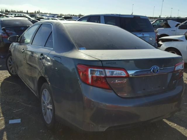 4T1BD1FK4CU021163 - 2012 TOYOTA CAMRY HYBR GRAY photo 3