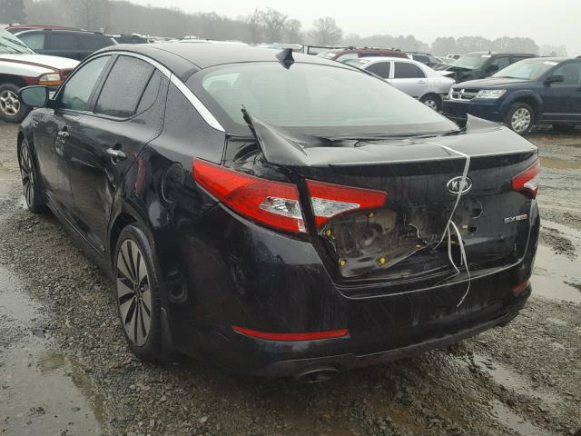 5XXGR4A63CG068245 - 2012 KIA OPTIMA SX BLACK photo 3