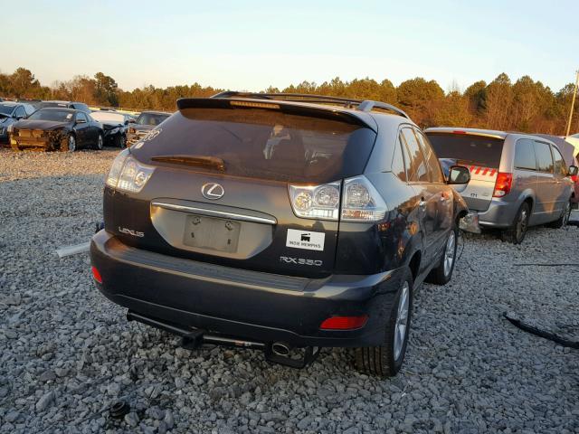 2T2GK31U79C073358 - 2009 LEXUS RX 350 BLUE photo 4