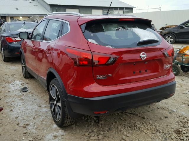 JN1BJ1CR9HW130943 - 2017 NISSAN ROGUE SPOR RED photo 3