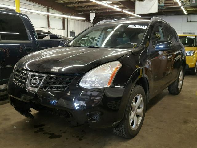 JN8AS5MT9AW006995 - 2010 NISSAN ROGUE S BLACK photo 2