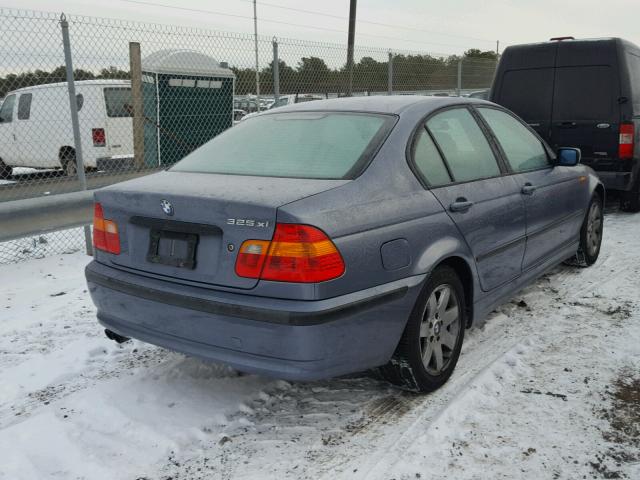 WBAEU33432PF68666 - 2002 BMW 325 XI BLUE photo 4