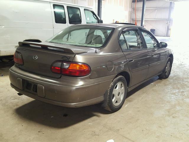 1G1NE52J016118308 - 2001 CHEVROLET MALIBU LS 棕色 照片 4