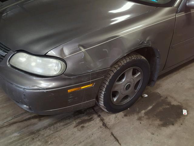 1G1NE52J016118308 - 2001 CHEVROLET MALIBU LS 棕色 照片 9