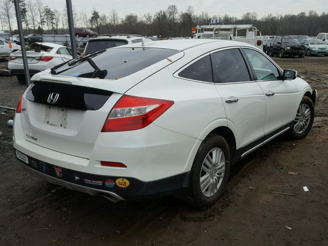 5J6TF3H30DL003393 - 2013 HONDA CROSSTOUR WHITE photo 4