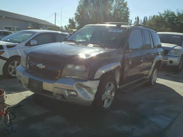 1GNDT13SX72213801 - 2007 CHEVROLET TRAILBLAZE BLACK photo 2