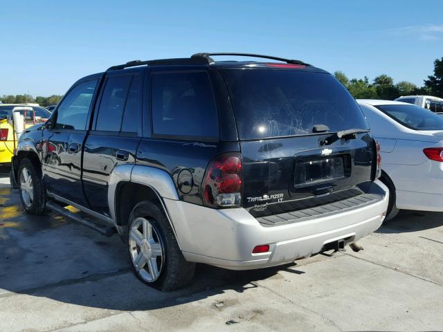 1GNDT13SX72213801 - 2007 CHEVROLET TRAILBLAZE BLACK photo 3