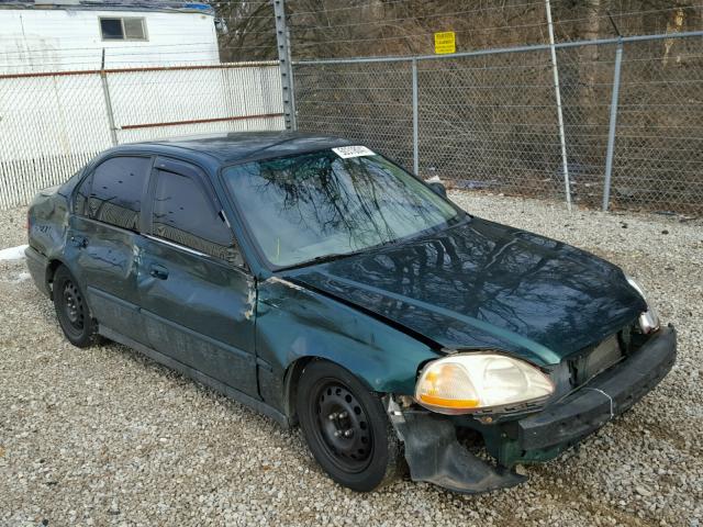 2HGEJ6618XH519066 - 1999 HONDA CIVIC BASE GREEN photo 1