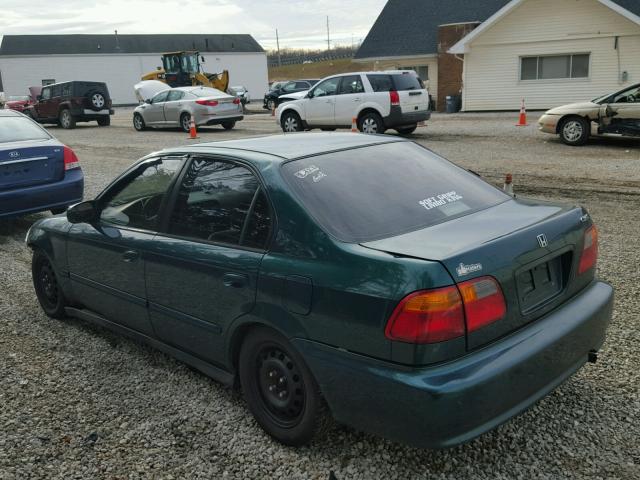 2HGEJ6618XH519066 - 1999 HONDA CIVIC BASE GREEN photo 3