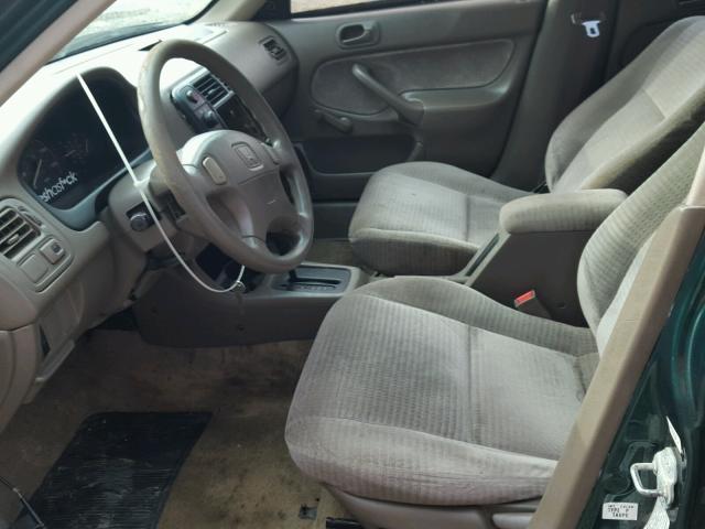 2HGEJ6618XH519066 - 1999 HONDA CIVIC BASE 绿色 照片 5
