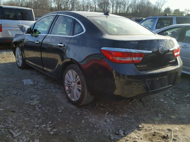 1G4PP5SK1D4207657 - 2013 BUICK VERANO BLACK photo 3