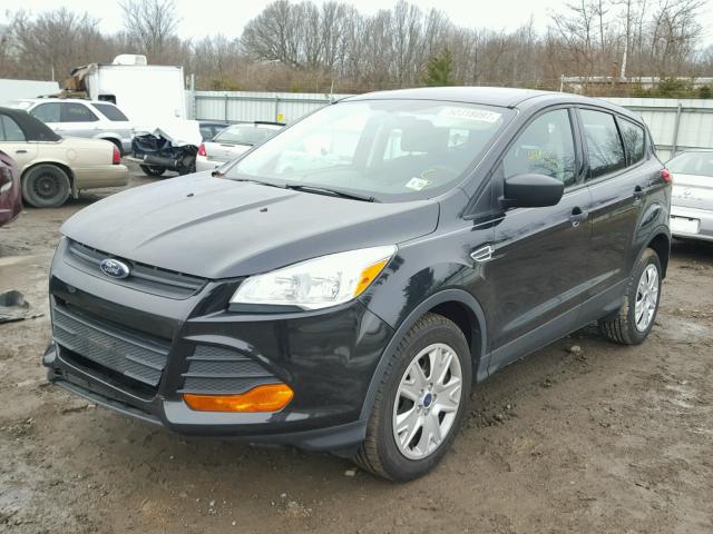 1FMCU0F74EUB91942 - 2014 FORD ESCAPE S BLACK photo 2