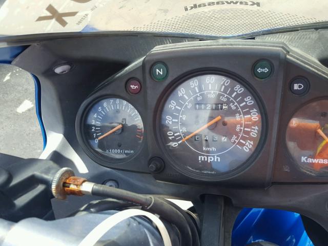 JKAEXMJ198DA13184 - 2008 KAWASAKI EX250 J BLUE photo 8