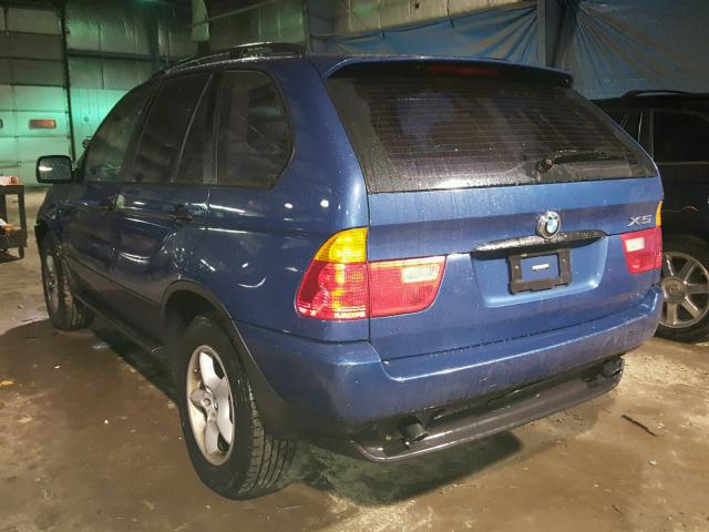 WBAFA53591LM67233 - 2001 BMW X5 3.0I BLUE photo 3