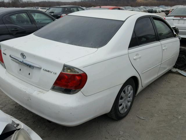 4T1BE32K36U672223 - 2006 TOYOTA CAMRY LE WHITE photo 4