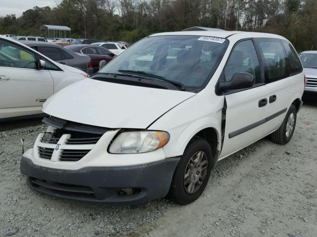 1D4GP25E86B725016 - 2006 DODGE CARAVAN SE WHITE photo 2