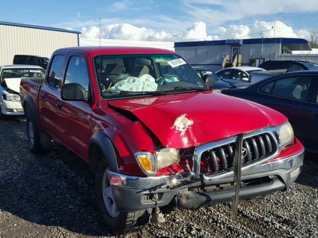 5TEGN92N64Z452473 - 2004 TOYOTA TACOMA DOU RED photo 1