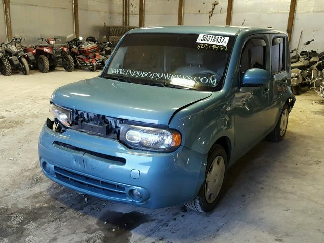 JN8AZ2KR0BT203039 - 2011 NISSAN CUBE BASE TEAL photo 2