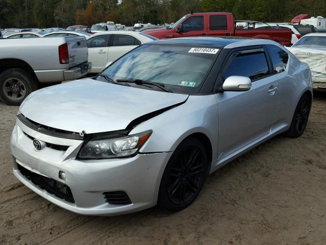 JTKJF5C73C3041677 - 2012 TOYOTA SCION TC SILVER photo 2