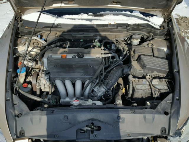 3HGCM56323G711278 - 2003 HONDA ACCORD LX BEIGE photo 7