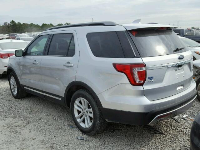 1FM5K7D84GGD25997 - 2016 FORD EXPLORER X SILVER photo 3